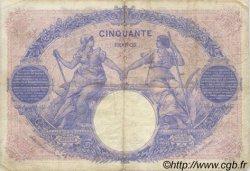 50 Francs BLEU ET ROSE FRANCE  1913 F.14.26 TB+
