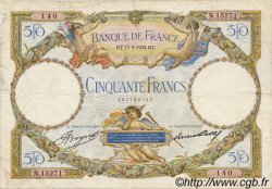 50 Francs LUC OLIVIER MERSON type modifié FRANCE  1934 F.16.05 TB à TTB