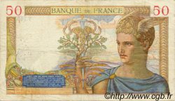 50 Francs CÉRÈS modifié FRANCE  1937 F.18.06 pr.TTB