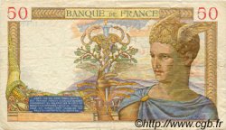 50 Francs CÉRÈS modifié FRANCE  1939 F.18.27 TB