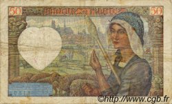 50 Francs JACQUES CŒUR FRANCE  1940 F.19.02 TB