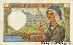 50 Francs JACQUES CŒUR FRANCE  1941 F.19.16 TTB+