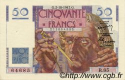 50 Francs LE VERRIER FRANCE  1947 F.20.09 SUP+