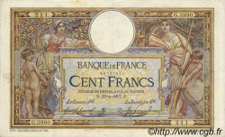 100 Francs LUC OLIVIER MERSON sans LOM FRANCE  1917 F.23.09 TTB