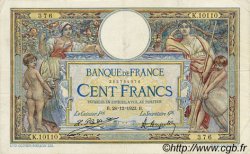 100 Francs LUC OLIVIER MERSON grands cartouches FRANCE  1923 F.24.01 TB à TTB