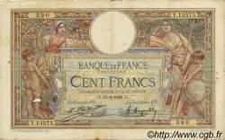 100 Francs LUC OLIVIER MERSON grands cartouches FRANCE  1926 F.24.04 B+