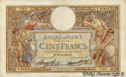 100 Francs LUC OLIVIER MERSON grands cartouches FRANCE  1934 F.24.13 pr.TTB