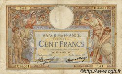 100 Francs LUC OLIVIER MERSON grands cartouches FRANCE  1934 F.24.13 TB