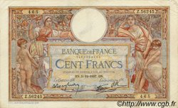 100 Francs LUC OLIVIER MERSON type modifié FRANCE  1937 F.25.05 TTB