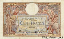 100 Francs LUC OLIVIER MERSON type modifié FRANCE  1937 F.25.06 TTB