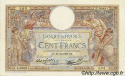 100 Francs LUC OLIVIER MERSON type modifié FRANCE  1937 F.25.07 TTB+