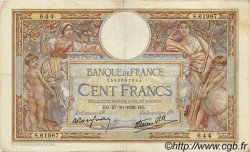 100 Francs LUC OLIVIER MERSON type modifié FRANCE  1938 F.25.33 pr.TTB