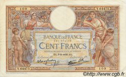 100 Francs LUC OLIVIER MERSON type modifié FRANCE  1939 F.25.42 TTB