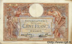 100 Francs LUC OLIVIER MERSON type modifié FRANCE  1939 F.25.43 TTB