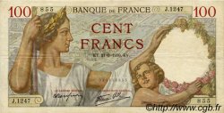 100 Francs SULLY FRANCE  1939 F.26.07 TTB
