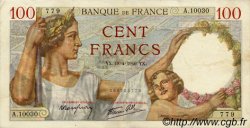 100 Francs SULLY FRANCE  1940 F.26.27 TTB+