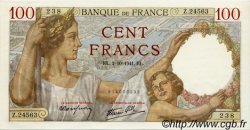 100 Francs SULLY FRANCE  1941 F.26.58 NEUF