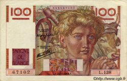 100 Francs JEUNE PAYSAN FRANCE  1946 F.28.11 SUP+