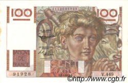 100 Francs JEUNE PAYSAN FRANCE  1952 F.28.32 pr.SPL