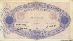 500 Francs BLEU ET ROSE FRANCE  1930 F.30.33 TB à TTB