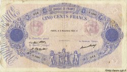 500 Francs BLEU ET ROSE FRANCE  1932 F.30.35 pr.TB