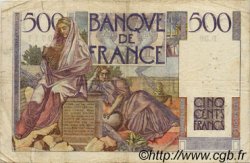 500 Francs CHATEAUBRIAND FRANCE  1945 F.34 B
