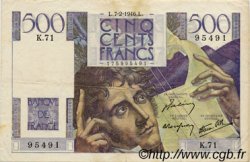 500 Francs CHATEAUBRIAND FRANCE  1945 F.34 TB