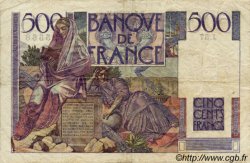 500 Francs CHATEAUBRIAND FRANCE  1945 F.34.03 TB+