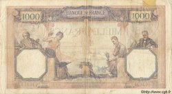1000 Francs CÉRÈS ET MERCURE FRANCE  1927 F.37.01 pr.TB