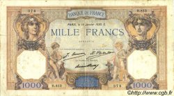 1000 Francs CÉRÈS ET MERCURE FRANCE  1930 F.37.04 B+