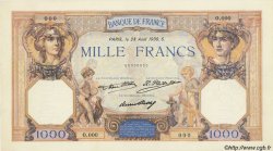 1000 Francs CÉRÈS ET MERCURE Spécimen FRANCE  1930 F.37.05Sp pr.NEUF