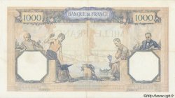 1000 Francs CÉRÈS ET MERCURE FRANCE  1937 F.37.10 TTB à SUP