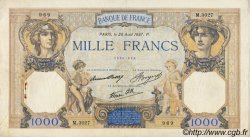 1000 Francs CÉRÈS ET MERCURE type modifié FRANCE  1937 F.38.03 TTB
