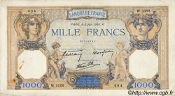 1000 Francs CÉRÈS ET MERCURE type modifié FRANCE  1938 F.38.17 TTB