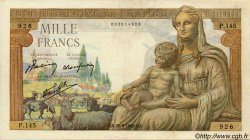 1000 Francs DÉESSE DÉMÉTER FRANCE  1942 F.40.01 TTB