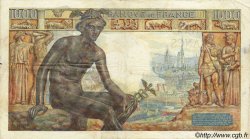 1000 Francs DÉESSE DÉMÉTER FRANCE  1942 F.40.12 TB