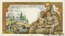 1000 Francs DÉESSE DÉMÉTER FRANCE  1943 F.40.22 SUP+ à SPL