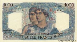 1000 Francs MINERVE ET HERCULE FRANCE  1945 F.41.03 SPL