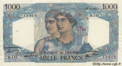 1000 Francs MINERVE ET HERCULE FRANCE  1945 F.41.08 TTB