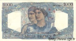 1000 Francs MINERVE ET HERCULE FRANCE  1945 F.41.08 pr.SUP