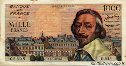 1000 Francs RICHELIEU FRANCE  1956 F.42.19 TTB+