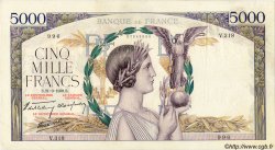 5000 Francs VICTOIRE Impression à plat FRANCE  1939 F.46.11 pr.TTB