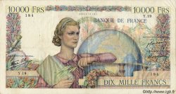 10000 Francs GÉNIE FRANÇAIS FRANCE  1945 F.50.01 TB+