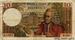 10 Francs VOLTAIRE FRANCE  1963 F.62 B