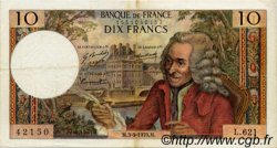 10 Francs VOLTAIRE FRANCE  1970 F.62.46 TTB+