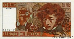 10 Francs BERLIOZ FRANCE  1972 F.63 TTB