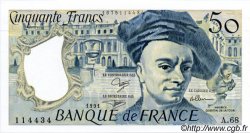 50 Francs QUENTIN DE LA TOUR FRANCE  1991 F.67.17 pr.NEUF