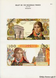 100 Nouveaux Francs BONAPARTE Planche FRANCE  1975 F.59pl NEUF