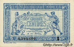 50 Centimes TRÉSORERIE AUX ARMÉES 1919 FRANCE  1919 VF.02.02 SUP à SPL