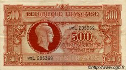 500 Francs MARIANNE fabrication anglaise FRANCE  1945 VF.11.01 TTB+ à SUP